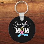 Kongenitale Diaphragma Hernie Bewusstsein CDH Mama Schlüsselanhänger (Vorderseite)