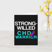 Kongenitale Herzerkrankung Defekt Survivor Chd War Karte (Gelbe Blume)