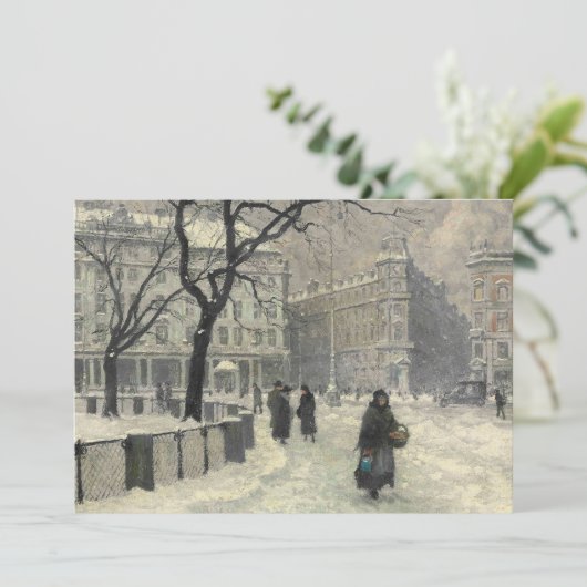 Kongens Nytorv Kopenhagen im Winter | Paul Fischer (Stehend Vorderseite)