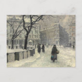 Kongens Nytorv Kopenhagen im Winter | Paul Fischer Postkarte (Vorderseite)