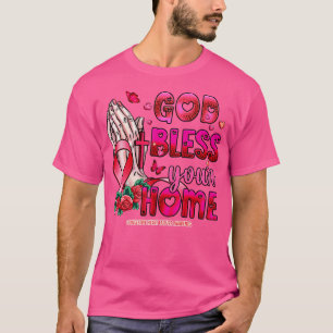 Kongestive Herzinsuffizienz Bewusstsein Gott segne T-Shirt