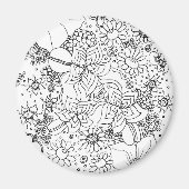 Konglomeration von Blume Magnet (Vorne)