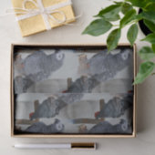 Kongo African Gray Parrot in Mirror Seidenpapier (Geschenk)