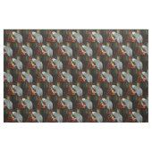 Kongo African Gray Parrot Merry Christmas Tree Stoff (Fat Quarter (45,7 x 55,9 cm))