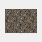 Kongo African Gray Parrot on Floor Fleecedecke (Vorderseite (Horizontal))