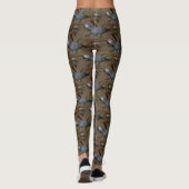 Kongo African Gray Parrot on Floor Leggings (Rückseite)