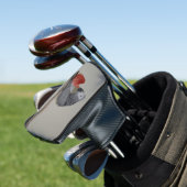 Kongo African Gray Parrot Schwanz Prevue Golf Headcover (In Situ)