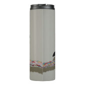 Kongo African Gray Parrot Schwanz Prevue Thermosbecher (Rückseite)