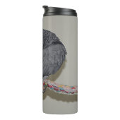 Kongo African Gray Parrot Schwanz Prevue Thermosbecher (Nach rechts gedreht)