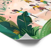 Kongo Druck Kongo Illustration Kinshasa Poster Kon (Ecke)