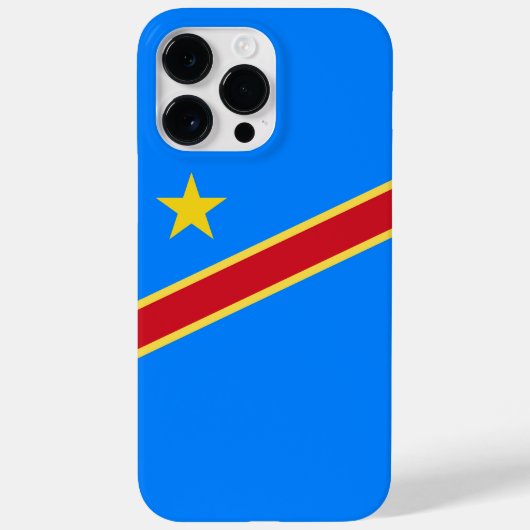 Kongo-Flagge Case-Mate iPhone Hülle (Rückseite)