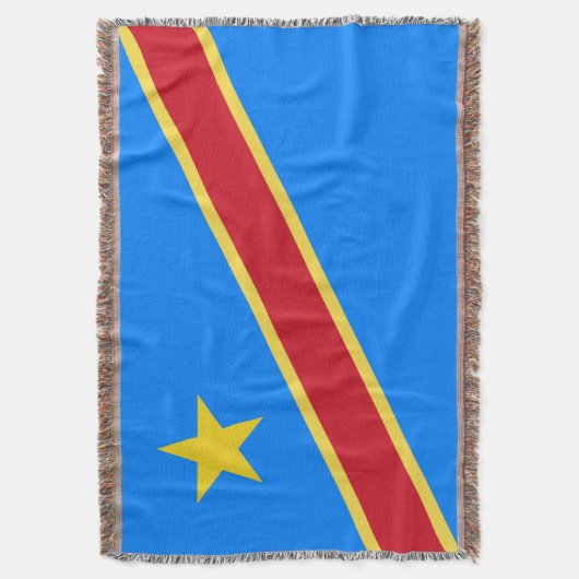 Kongo-Flagge Decke (Vorderseite Vertikal)