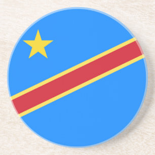 Kongo-Flagge Getränkeuntersetzer