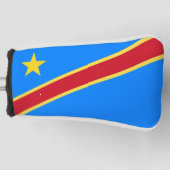 Kongo-Flagge Golf Headcover (Vorderseite)
