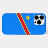 Kongo-Flagge iPhone Hülle (Rückseite (Horizontal))
