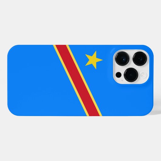 Kongo-Flagge iPhone Hülle (Rückseite (Horizontal))