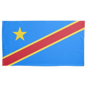 Kongo-Flagge Kissenbezug