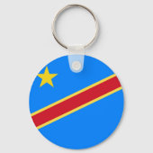 Kongo-Flagge Schlüsselanhänger (Rückseite)