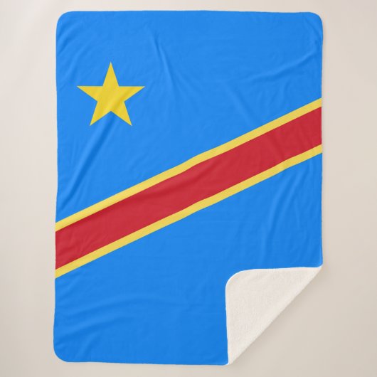 Kongo-Flagge Sherpadecke (Vorderseite)