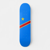 Kongo-Flagge Skateboard (Vorne)