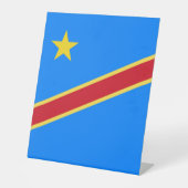 Kongo-Flagge Sockelschild (Vorderseite)
