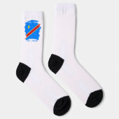 Kongo-Flagge Socken (Rechts)