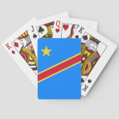 Kongo-Flagge Spielkarten (Rückseite)
