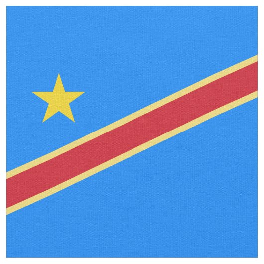 Kongo-Flagge Stoff (Nahaufnahme)