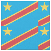 Kongo-Flagge Stoff (Nahaufnahme)