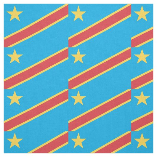 Kongo-Flagge Stoff (Muster)