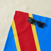 Kongo-Flagge Strandtuch (Beispiel)