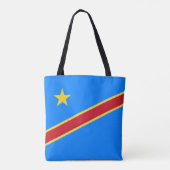 Kongo-Flagge Tasche (Rückseite)