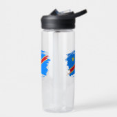 Kongo-Flagge Trinkflasche (Links)