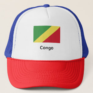 Kongo-Flagge Truckerkappe