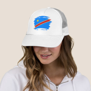 Kongo-Flagge Truckerkappe