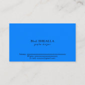 Kongo-Flagge Visitenkarte (Rückseite)