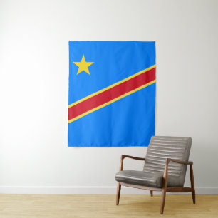 Kongo-Flagge Wandteppich