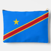 Kongo-Flagge Zubehörtasche (Rückseite)