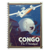 Kongo für Abenteuer! Reiseplakat Notizblock (Vorderseite)