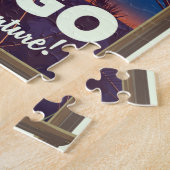Kongo für Abenteuer! Reiseplakat Puzzle (Seite)