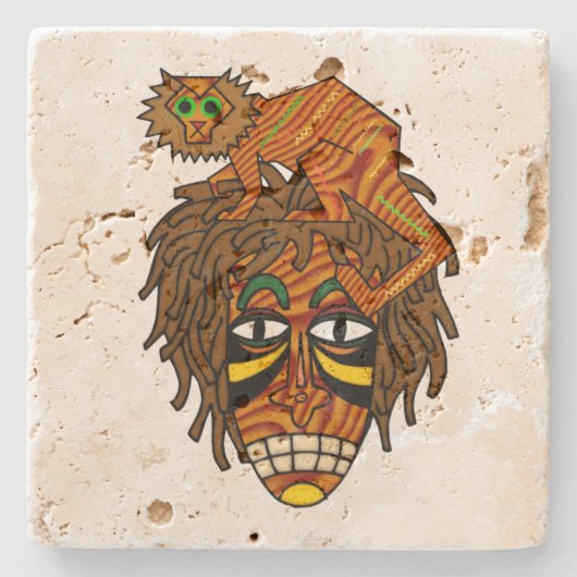 Kongo JoJo Steinuntersetzer (Vorderseite)