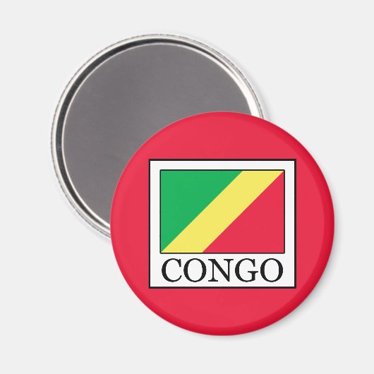 Kongo Magnet (Vorderseite/Rückseite)