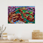 Kongo Maze Poster (Küche)