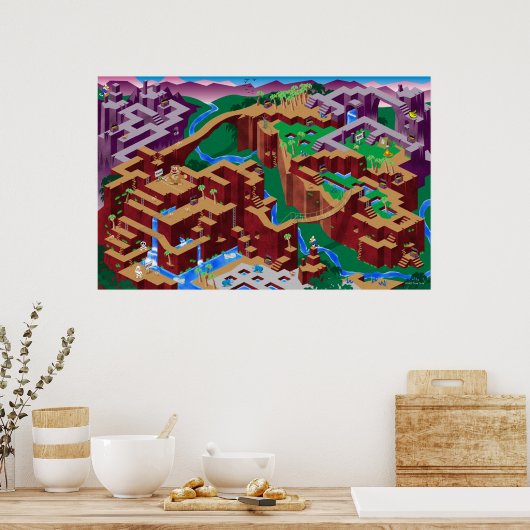 Kongo Maze Poster (Küche)