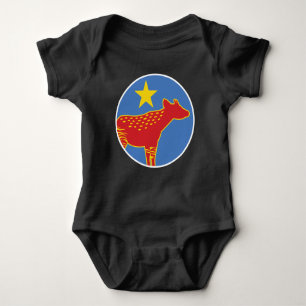 Kongo-Okapi-Kongolesische Nationalflagge Baby Strampler