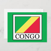 Kongo Postkarte (Vorne/Hinten)