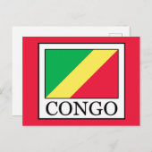 Kongo Postkarte (Vorne/Hinten)