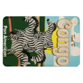 Kongo Vintage Travel Poster. Magnet (Horizontal)