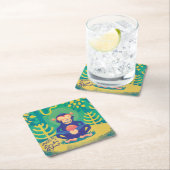 Kongobecken Rechteckiger Pappuntersetzer (Vor Ort)