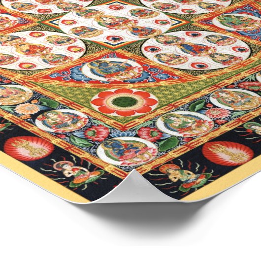 Kongokai Mandala Poster (Ecke)